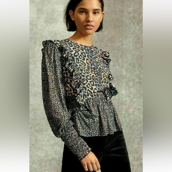 bl^nk london Tops - Bl^nk London "Moira" Leopard Top (M)